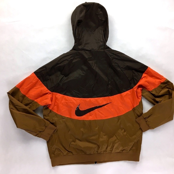 nike windrunner brown